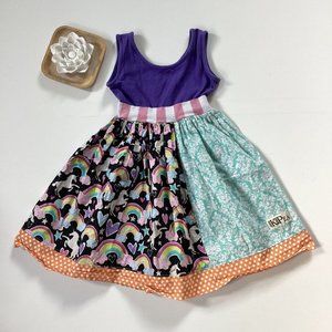Kpea Mixed Print Tank Dress